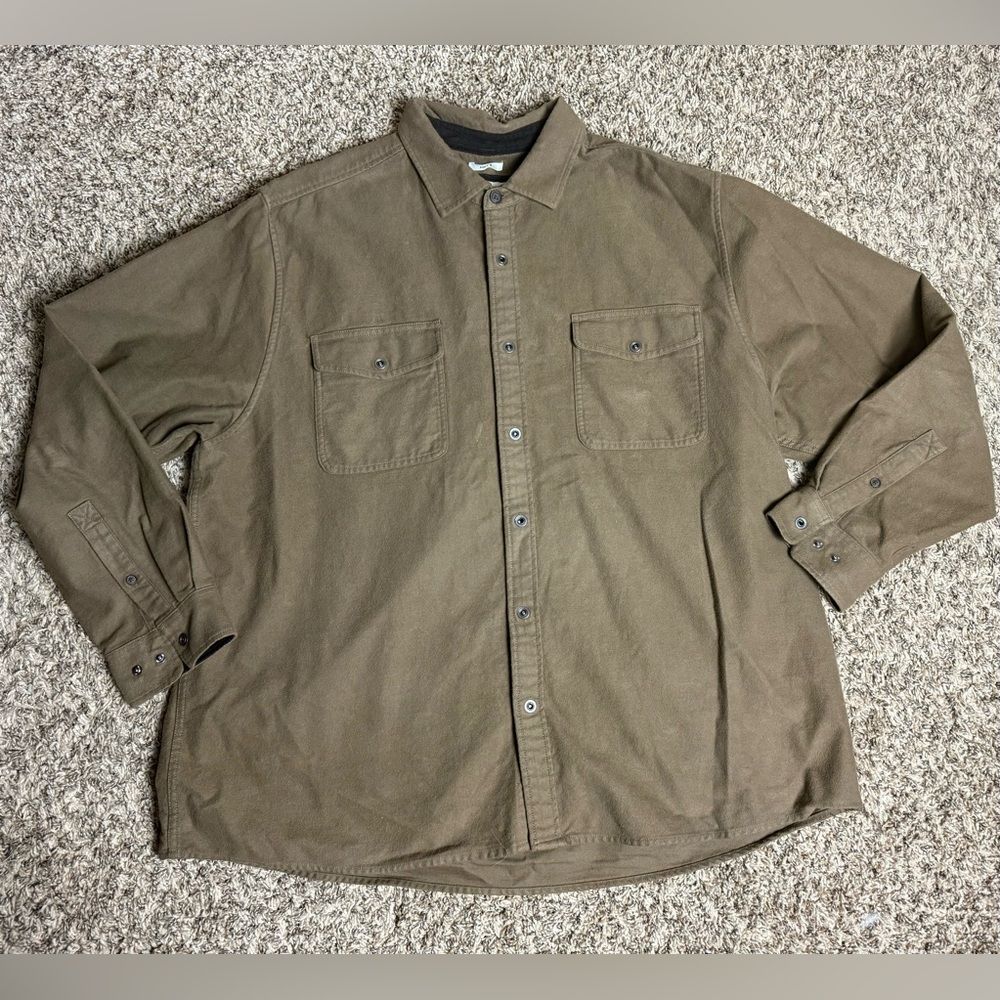 Brown Button-Up Shirt